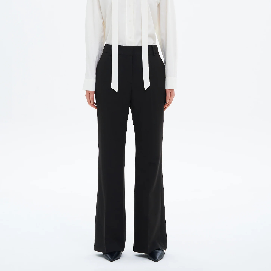 8 seconds Spring Basic Bootcut Slacks - Black