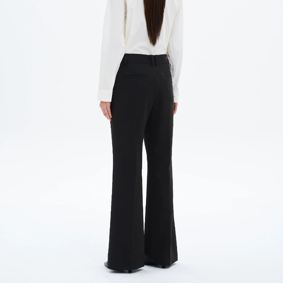 8 seconds Spring Basic Bootcut Slacks - Black