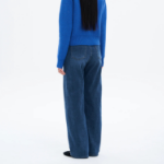 8 seconds Long Slim Straight Denim Pants - Blue