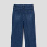 8 seconds Long Slim Straight Denim Pants - Blue