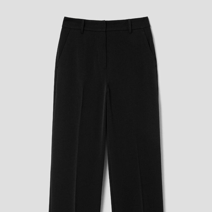 8 seconds Basic Straight Slacks - Black