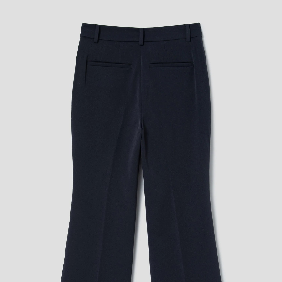 8 seconds Basic Long Bootcut Slacks - Navy