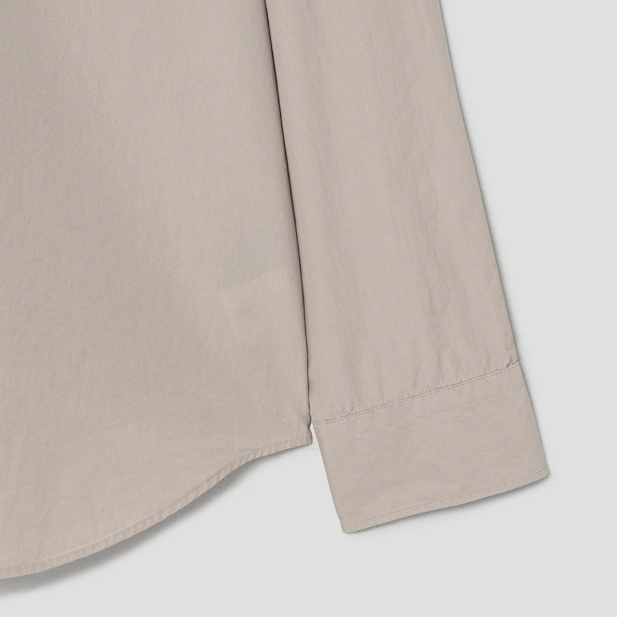 Theory Men Fluid Cotton Weekend Shirt - Earl Grey