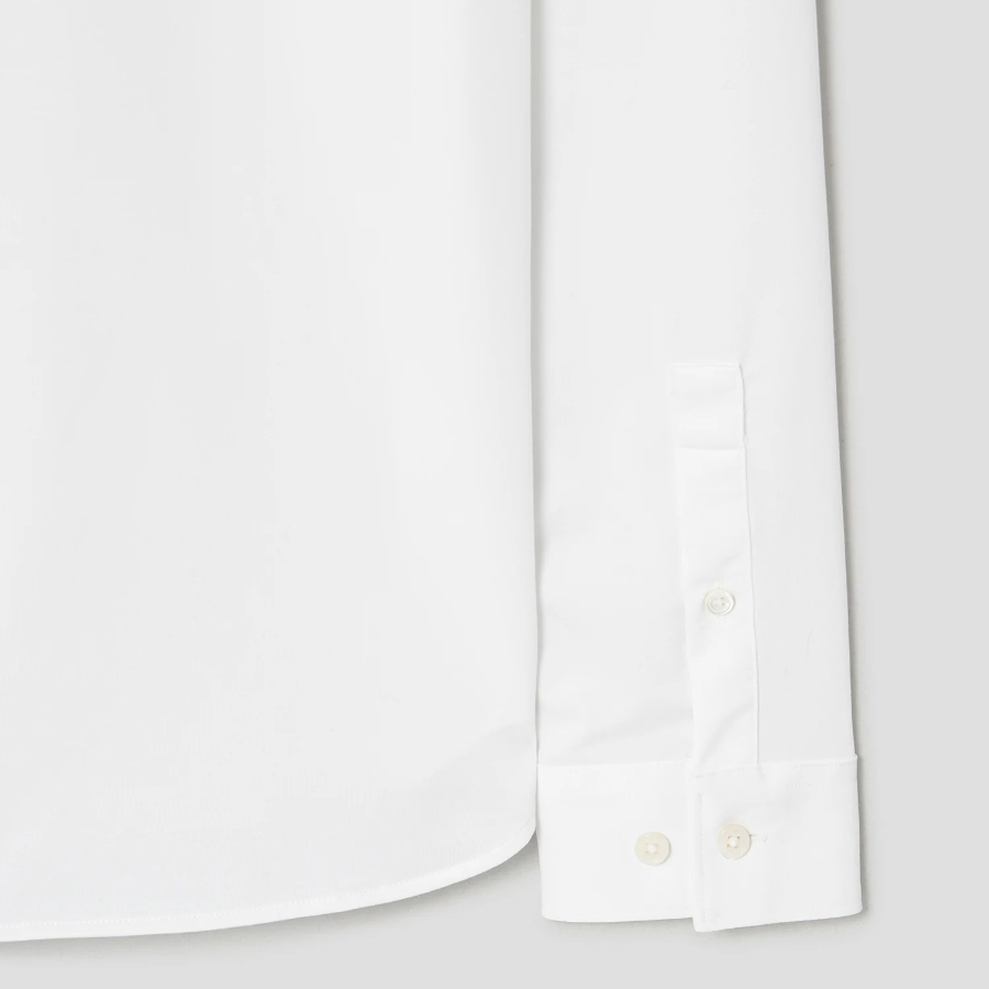 Theory Men Structure Knit Sylvain Shirt - White