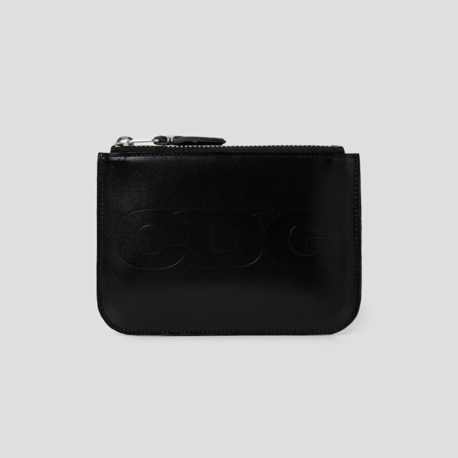 CDGCDGCDG Embossed Logo Wallet1 – Black