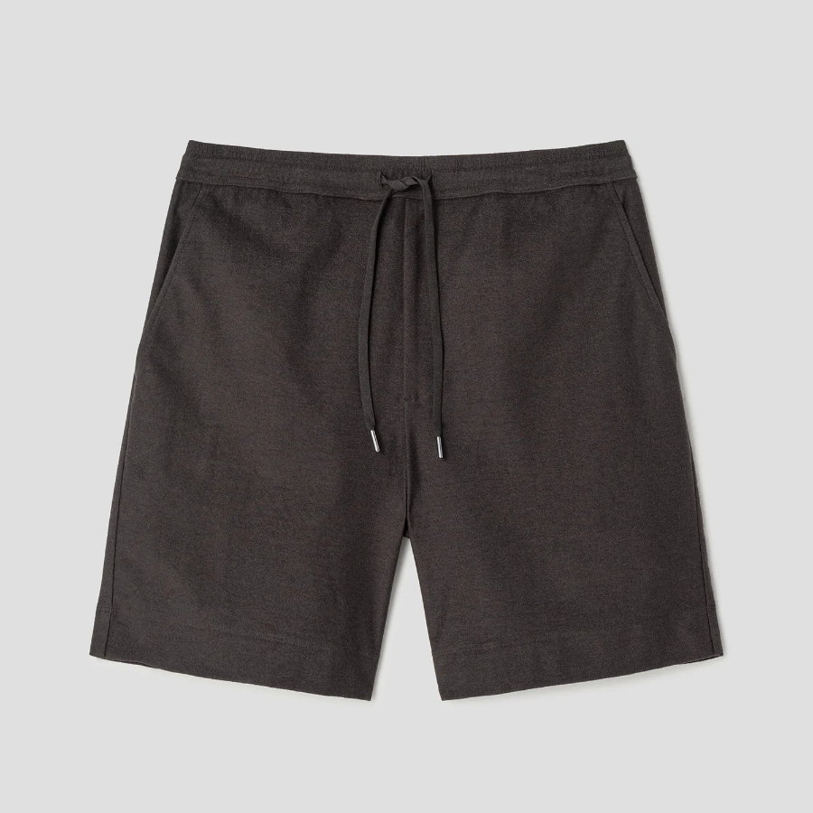 Theory Men Soft Terry Shorts - Warm Carbon
