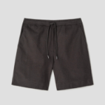 Theory Men Soft Terry Shorts - Warm Carbon