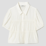 8 seconds Tiered Blouse — Ivory