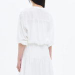 8 seconds Pintuck Blouse — White