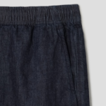 Theory Men Summer Denim Easy Shorts - Dark Wash