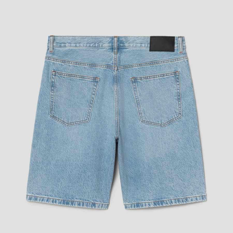 Theory Men Cotton Denim Laurence Shorts - New Light Wash