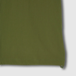 JAJU Square-Texture Loose Fit T-Shirt – Khaki