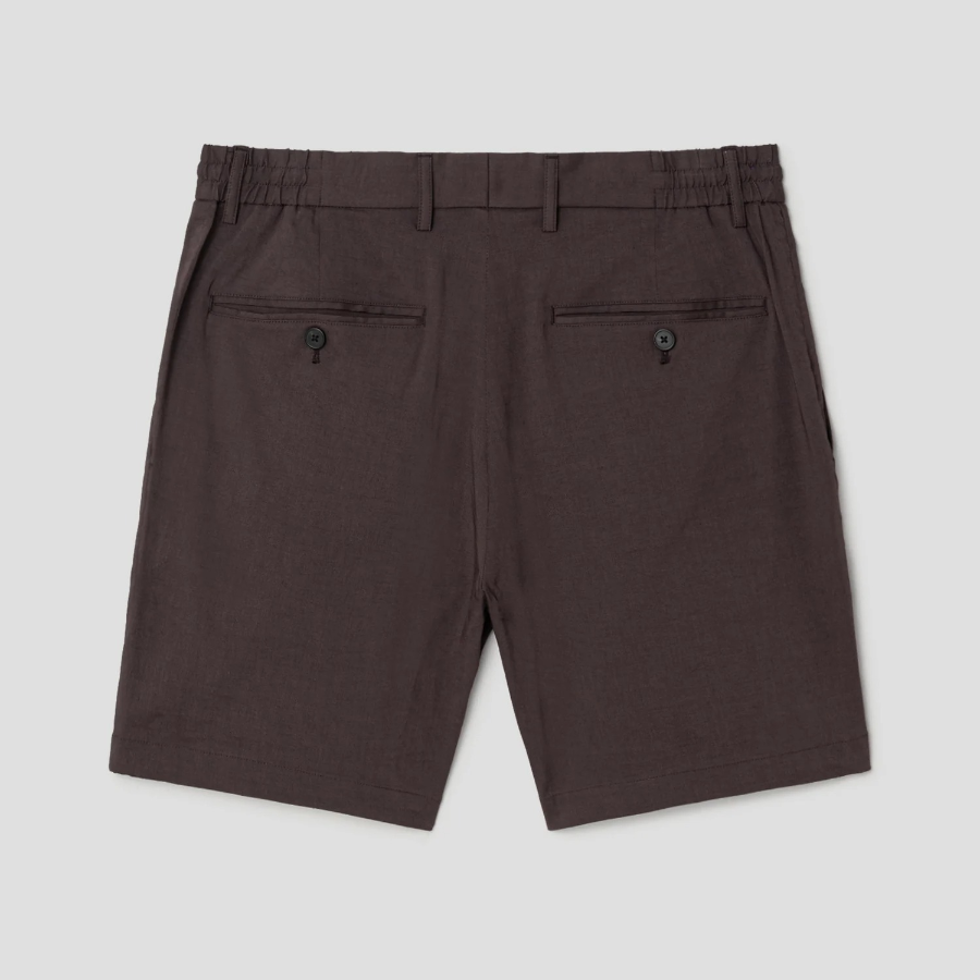 Theory Men Good Crunch Curtis Short - Dark Mocha