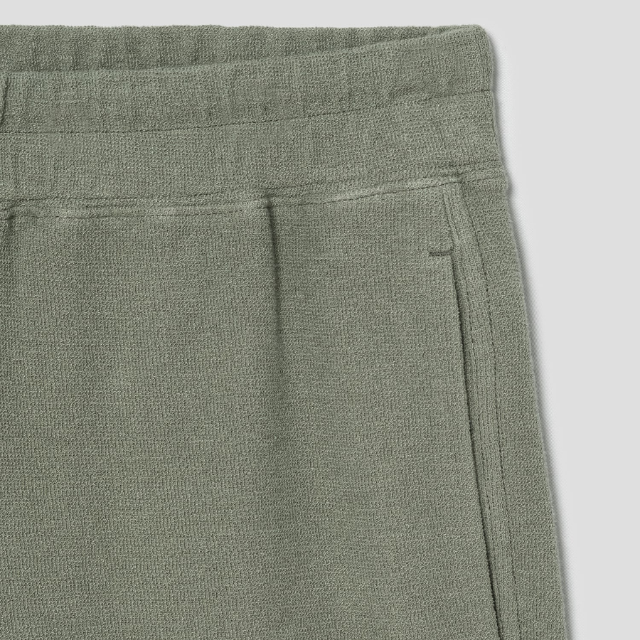 Theory Men Surf Terry Allons Short - Dark Greenstone