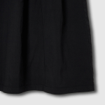 JAJU Sagasag Shirring Sleeveless Dress – Black