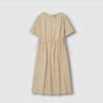 JAJU Sagasag Waist String Dress – Beige