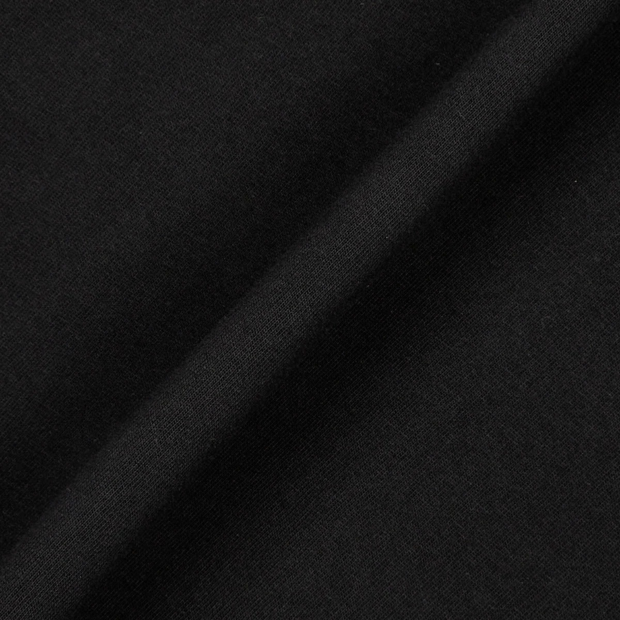 JAJU Cotton String Short-Sleeve Dress – Black