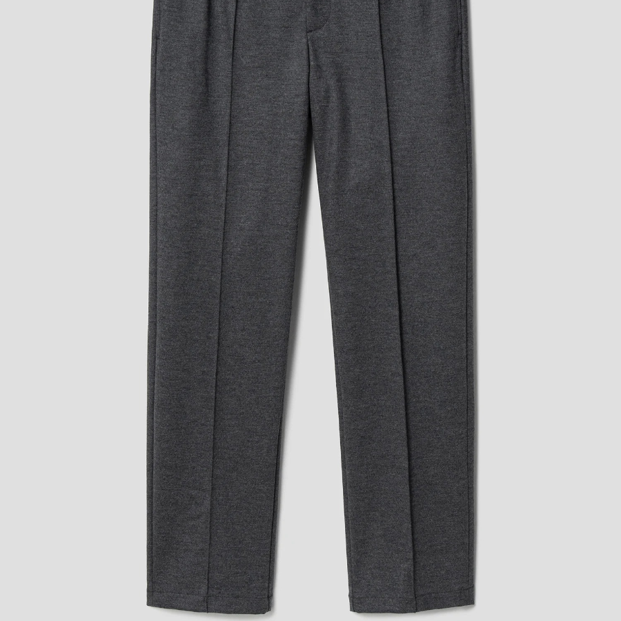 Theory Men Woodmere Straight Pants - Dark Ash Melange