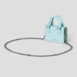 JUUN.J Square Leather Chain Mini Bag – Sky Blue