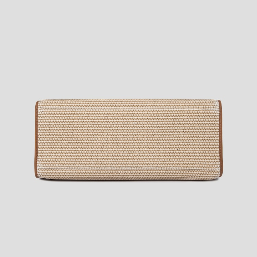 JUUN.J Raffia Shopper Bag – Beige