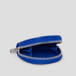 JUUN.J [Seongsu Edition] Women’s Half-Moon Leather Mini Wallet – Blue
