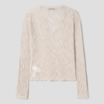 8 seconds V-neck Texture Cardigan — Beige