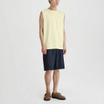 JAJU Men’s Quick-Dry Muscle Sleeveless T-Shirt – Yellow
