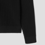 Maison Kitsune Men Maison Kitsune Handwriting Comfort Ribbed Cardigan - Black