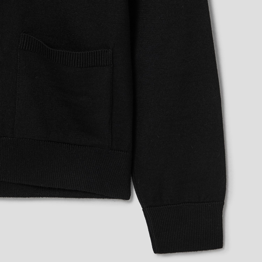 Maison Kitsune Men Bold Fox Head Patch Regular Cardigan - Black