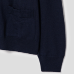 Maison Kitsune Men Tonal Fox Head Patch Regular Cardigan - Ink Blue