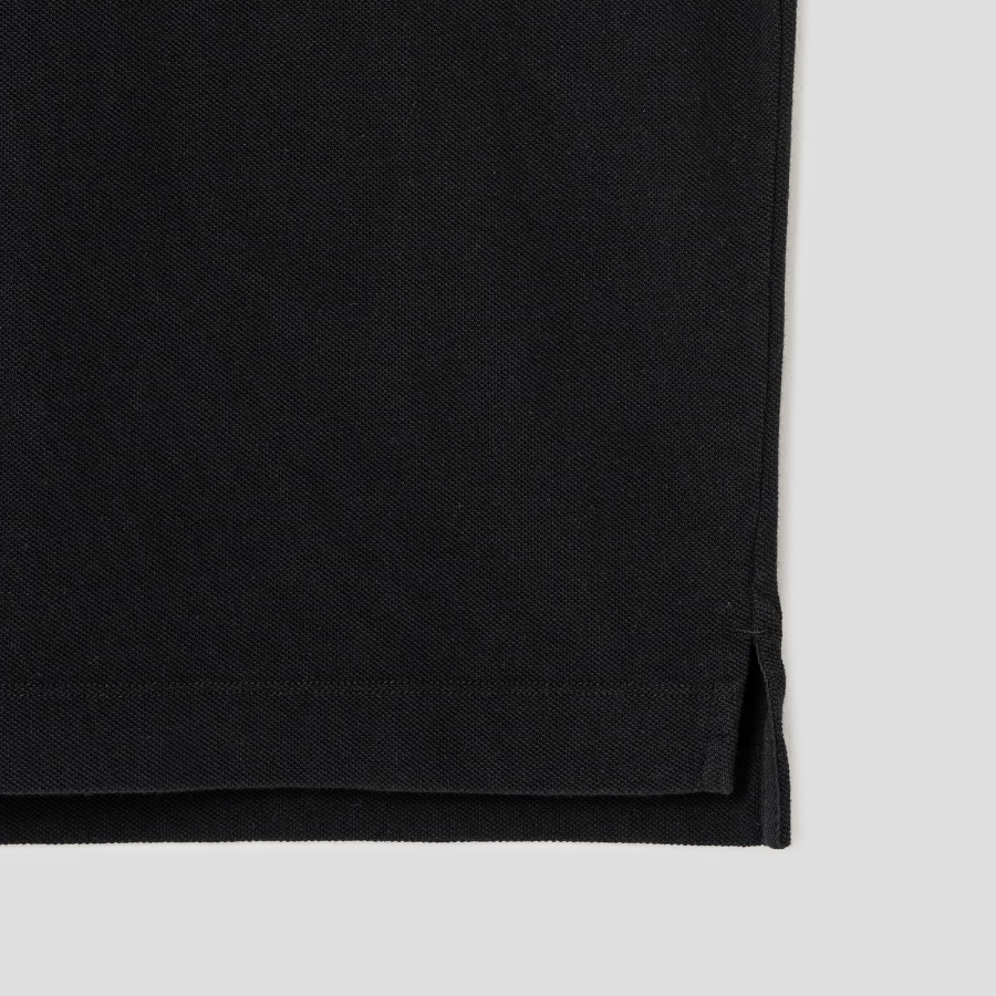 Maison Kitsune Men Bold Fox Head Patch Comfort Polo - Black