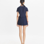 TORY BURCH Terry Jacquard Polo – Tory Navy
