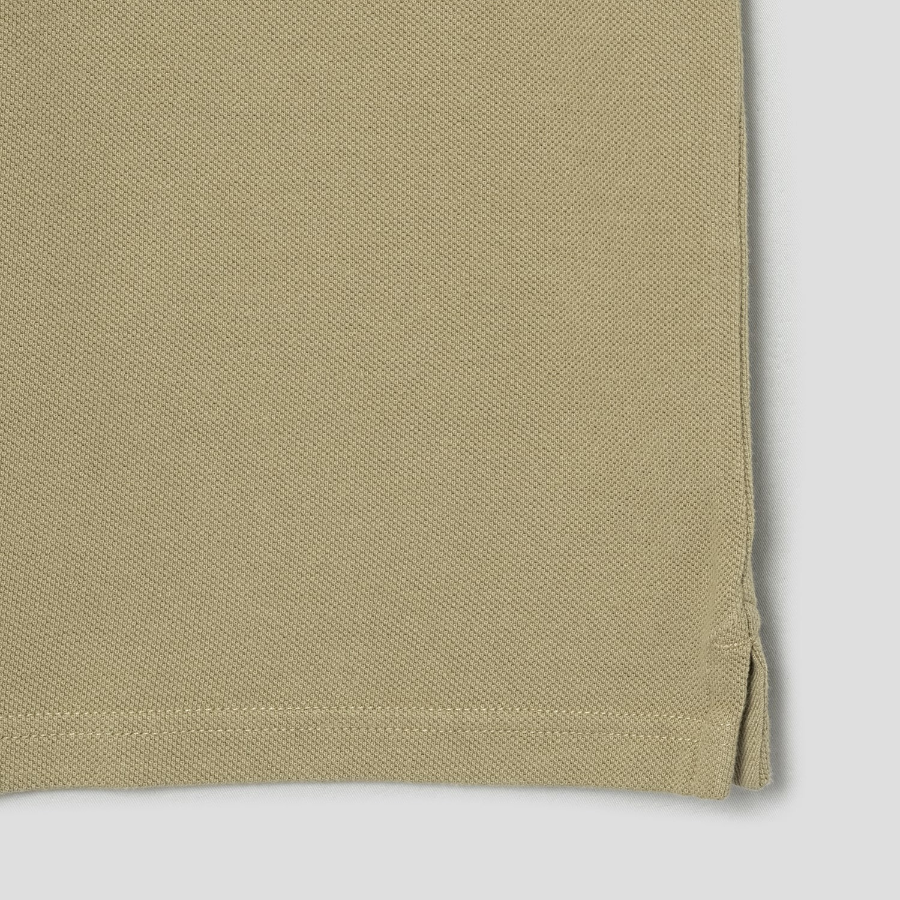 Maison Kitsune Men Fox Head Patch Regular Polo - Canvas
