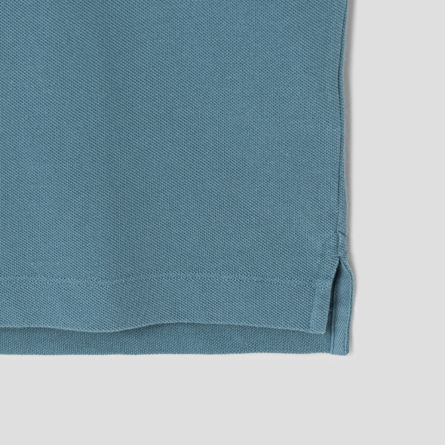 Maison Kitsune Men Bold Fox Head Patch Comfort Polo - Seine Blue