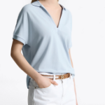 TOMMY HILFIGER [Official Headquarters] Open Collar Short Sleeve Polo Shirt