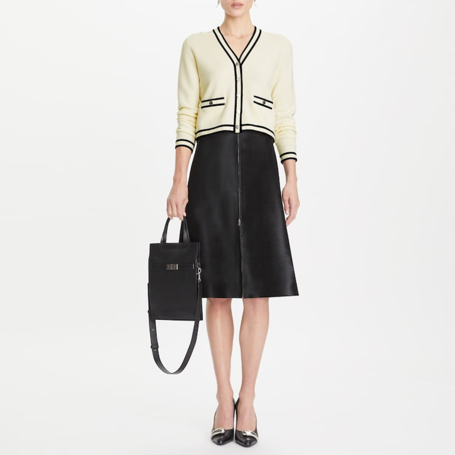 TORY BURCH Shrunken Kendra Cardigan – Ivory