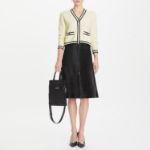TORY BURCH Shrunken Kendra Cardigan – Ivory