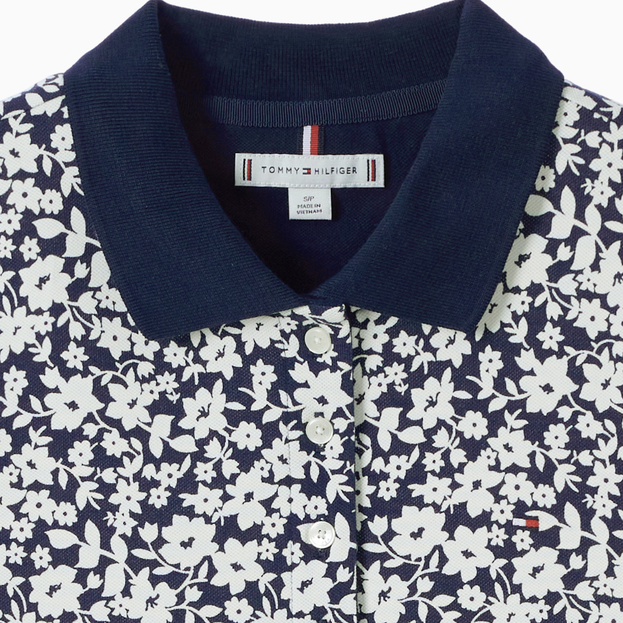 TOMMY HILFIGER [Official Headquarters] All-Over Pattern Polo Shirt
