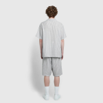 JAJU Summer Double Cotton 5-Part Pajama Set – Light Navy