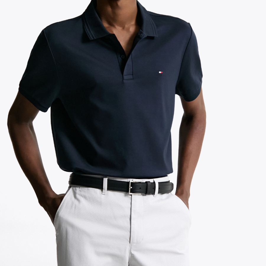 TOMMY HILFIGER [Official Headquarters] Luxury Interlock Polo Shirt (T12F6TKT010MT2DW5)