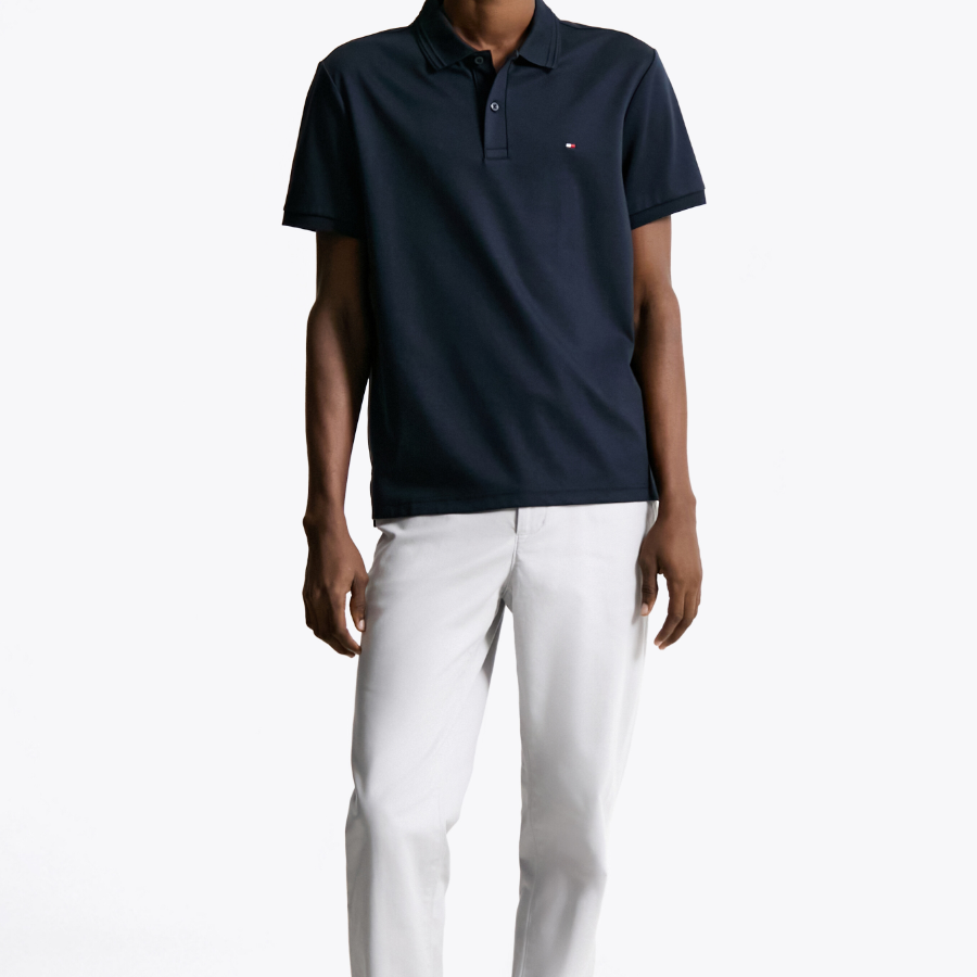 TOMMY HILFIGER [Official Headquarters] Luxury Interlock Polo Shirt (T12F6TKT010MT2DW5)