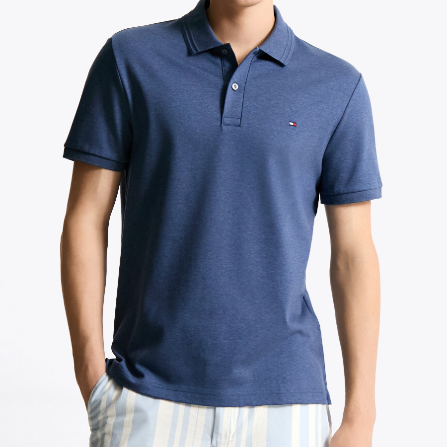 TOMMY HILFIGER [Official Headquarters] Interlock Regular Polo Shirt (T12F6TKT010MT2DV1)