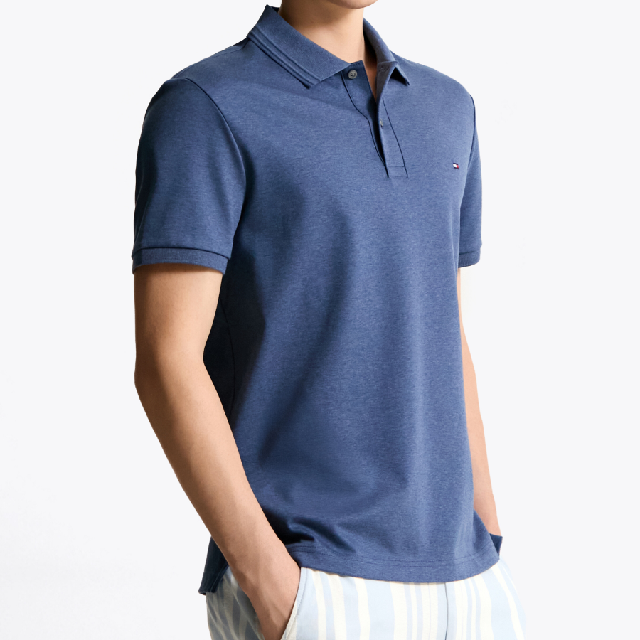 TOMMY HILFIGER [Official Headquarters] Interlock Regular Polo Shirt (T12F6TKT010MT2DV1)