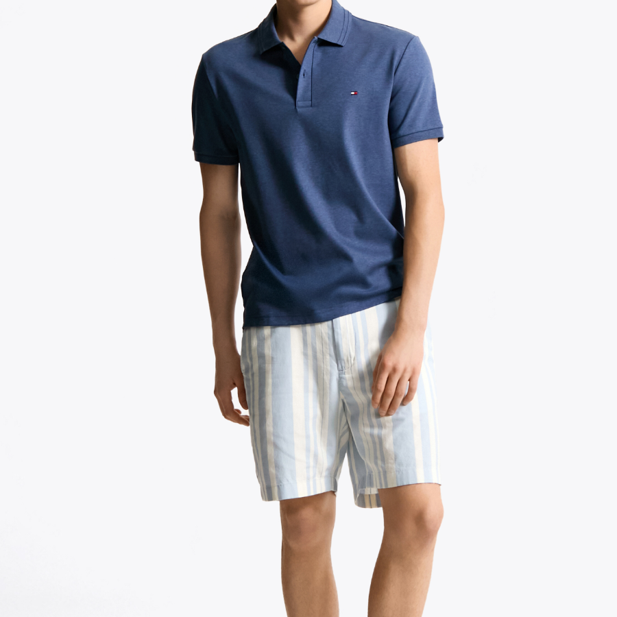 TOMMY HILFIGER [Official Headquarters] Interlock Regular Polo Shirt (T12F6TKT010MT2DV1)