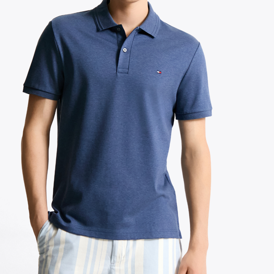 TOMMY HILFIGER [Official Headquarters] Interlock Regular Polo Shirt (T12F6TKT010MT2DV1)