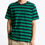 TOMMY HILFIGER [Official Headquarters] Stripe Pocket T-Shirt (T12F1TPO110MT10CD)