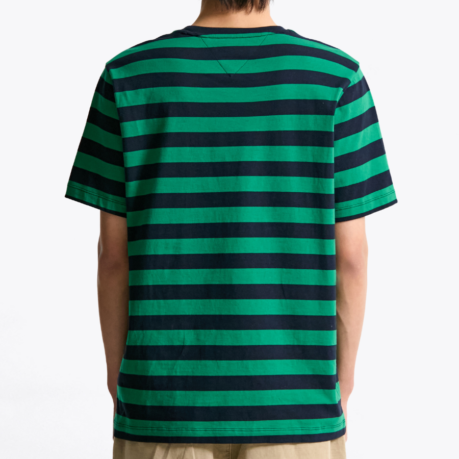TOMMY HILFIGER [Official Headquarters] Stripe Pocket T-Shirt (T12F1TPO110MT10CD)
