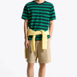 TOMMY HILFIGER [Official Headquarters] Stripe Pocket T-Shirt (T12F1TPO110MT10CD)