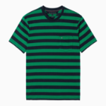 TOMMY HILFIGER [Official Headquarters] Stripe Pocket T-Shirt (T12F1TPO110MT10CD)
