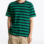 TOMMY HILFIGER [Official Headquarters] Stripe Pocket T-Shirt (T12F1TPO110MT10CD)